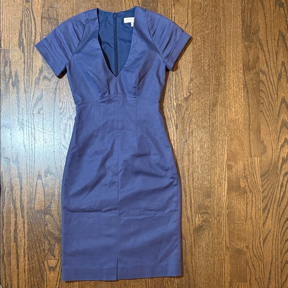 French Connection Deep Blue Midi Dress